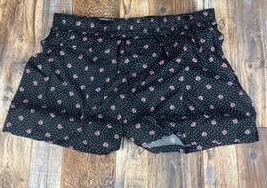 VS Pink Women's Small Black Pink Lyocell Polyester Silky Sleep Box Pajama Shorts